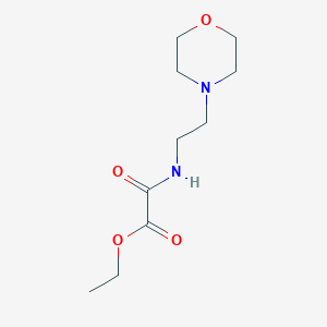 molecular formula C10H18N2O4 B2645016 Ethyl 2-[(2-morpholinoethyl)amino]-2-oxoacetate CAS No. 349401-46-3