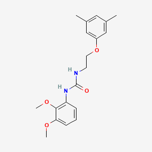 molecular formula C19H24N2O4 B2645018 1-(2,3-Dimethoxyphenyl)-3-(2-(3,5-dimethylphenoxy)ethyl)urea CAS No. 1172963-88-0