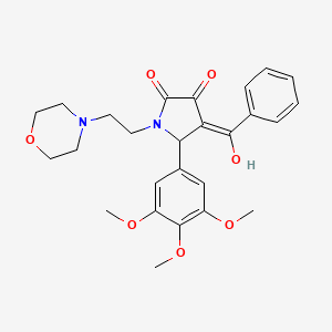 4-benzoyl-3-hydroxy-1-(2-morpholinoethyl)-5-(3,4,5-trimethoxyphenyl)-1H-pyrrol-2(5H)-one