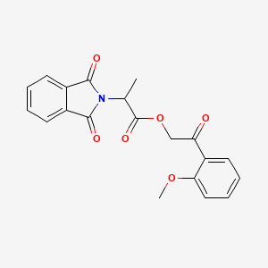 2-(2-Methoxyphenyl)-2-oxoethyl 2-(1,3-dioxoisoindolin-2-yl)propanoate