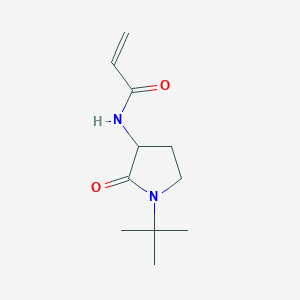 N-(1-Tert-butyl-2-oxopyrrolidin-3-yl)prop-2-enamide