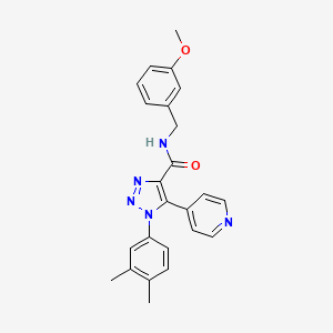 3-phenyl-N-[3-([1,2,4]triazolo[4,3-a]quinoxalin-4-yloxy)phenyl]propanamide