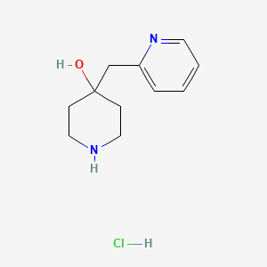 4-(Pyridin-2-ylmethyl)piperidin-4-ol hydrochloride