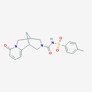 8-oxo-N-tosyl-4,5,6,8-tetrahydro-1H-1,5-methanopyrido[1,2-a][1,5]diazocine-3(2H)-carboxamide