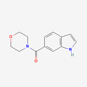 molecular formula C13H14N2O2 B2645070 (1H-Indol-6-yl)(morpholino)methanone CAS No. 852059-45-1