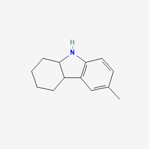 molecular formula C13H17N B2645075 6-Methyl-2,3,4,4a,9,9a-hexahydro-1H-carbazole CAS No. 6731-86-8