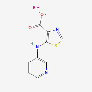 Potassium 5-[(pyridin-3-yl)amino]-1,3-thiazole-4-carboxylate