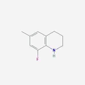 molecular formula C10H12FN B2645096 8-Fluoro-6-methyl-1,2,3,4-tetrahydroquinoline CAS No. 954260-80-1