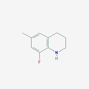 molecular formula C10H12FN B2645096 8-氟-6-甲基-1,2,3,4-四氢喹啉 CAS No. 954260-80-1