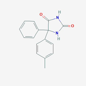 molecular formula C16H14N2O2 B026451 5-(p-Methylphenyl)-5-phenylhydantoin CAS No. 51169-17-6