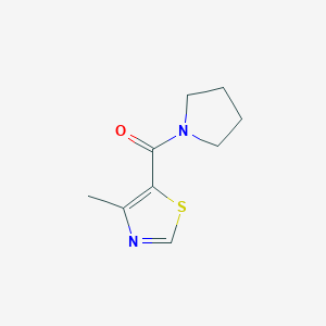 4-Methyl-5-(pyrrolidine-1-carbonyl)-1,3-thiazole