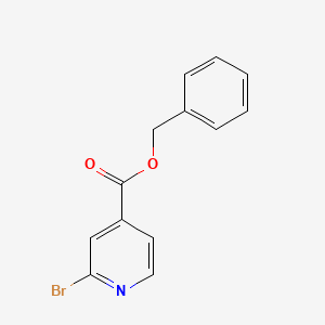 molecular formula C13H10BrNO2 B2645124 2-溴异烟酸苄酯 CAS No. 1820685-09-3