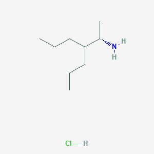 (2S)-3-Propylhexan-2-amine;hydrochloride