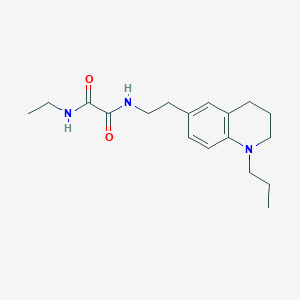 N1-ethyl-N2-(2-(1-propyl-1,2,3,4-tetrahydroquinolin-6-yl)ethyl)oxalamide