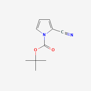 molecular formula C10H12N2O2 B2645150 tert-Butyl 2-cyano-1H-pyrrole-1-carboxylate CAS No. 1380500-94-6