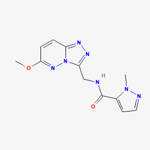 N-((6-methoxy-[1,2,4]triazolo[4,3-b]pyridazin-3-yl)methyl)-1-methyl-1H-pyrazole-5-carboxamide