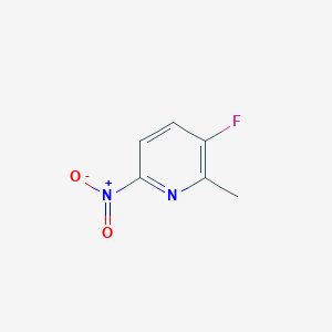 molecular formula C6H5FN2O2 B2645175 3-Fluoro-2-methyl-6-nitropyridine CAS No. 1805069-44-6