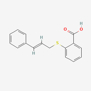 2-{[(2E)-3-phenylprop-2-en-1-yl]thio}benzoic acid