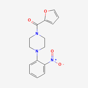 molecular formula C15H15N3O4 B2645196 1-(Furan-2-carbonyl)-4-(2-nitrophenyl)piperazine CAS No. 923773-50-6