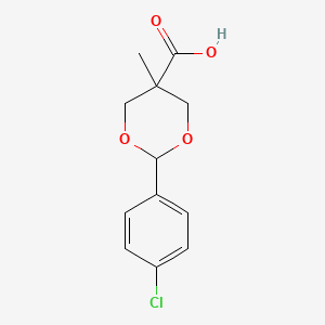 2-(4-Chlorophenyl)-5-methyl-1,3-dioxane-5-carboxylic acid