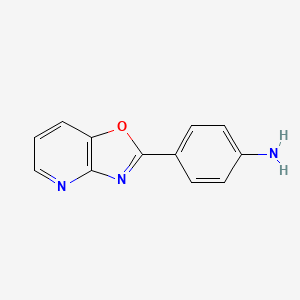 4-(Oxazolo[4,5-b]pyridin-2-yl)aniline