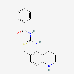 N-benzoyl-N'-(6-methyl-1,2,3,4-tetrahydro-5-quinolinyl)thiourea