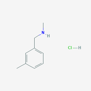 molecular formula C9H14ClN B2645248 N-Methyl-1-(3-methylphenyl)methanamine;hydrochloride CAS No. 2490432-03-4