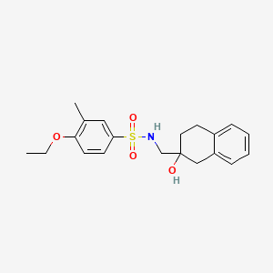 4-ethoxy-N-((2-hydroxy-1,2,3,4-tetrahydronaphthalen-2-yl)methyl)-3-methylbenzenesulfonamide