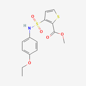 Methyl 3-{[(4-ethoxyphenyl)amino]sulfonyl}thiophene-2-carboxylate