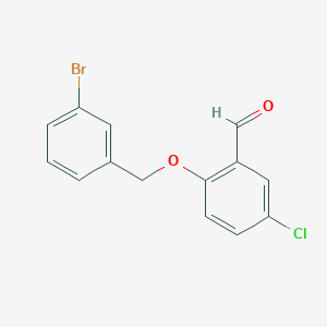 2-[(3-Bromobenzyl)oxy]-5-chlorobenzaldehyde