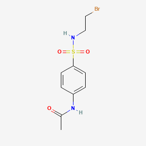 molecular formula C10H13BrN2O3S B2645396 N-[4-(2-bromoethylsulfamoyl)phenyl]acetamide CAS No. 78234-01-2