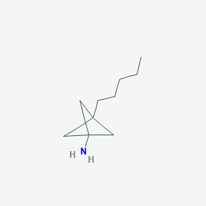 molecular formula C10H19N B2645414 3-Pentylbicyclo[1.1.1]pentan-1-amine CAS No. 2287340-33-2