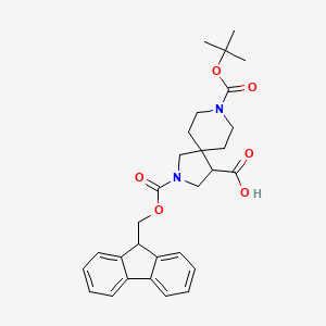 2-(((9H-Fluoren-9-Yl)Methoxy)Carbonyl)-8-(Tert-Butoxycarbonyl)-2,8-Diazaspiro[4.5]Decane-4-Carboxylic Acid