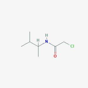 molecular formula C7H14ClNO B2645432 2-氯-N-(3-甲基丁-2-基)乙酰胺 CAS No. 77117-42-1