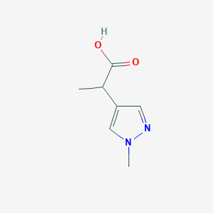 2-(1-methyl-1H-pyrazol-4-yl)propanoic acid