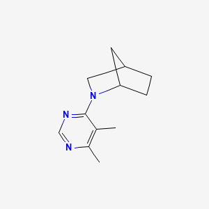 2-(5,6-Dimethylpyrimidin-4-yl)-2-azabicyclo[2.2.1]heptane