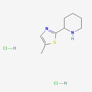 5-Methyl-2-piperidin-2-yl-1,3-thiazole;dihydrochloride