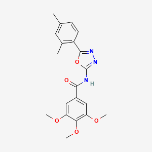 N-(5-(2,4-dimethylphenyl)-1,3,4-oxadiazol-2-yl)-3,4,5-trimethoxybenzamide