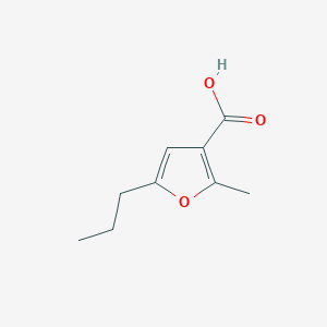 molecular formula C9H12O3 B2645464 2-甲基-5-丙基呋喃-3-羧酸 CAS No. 2172582-40-8