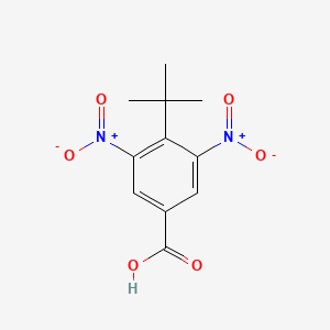 molecular formula C11H12N2O6 B2645472 4-Tert-butyl-3,5-dinitrobenzoic acid CAS No. 67688-82-8