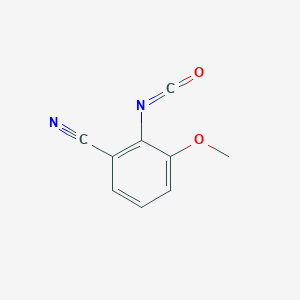 molecular formula C9H6N2O2 B2645483 2-Isocyanato-3-methoxybenzonitrile CAS No. 1261837-17-5