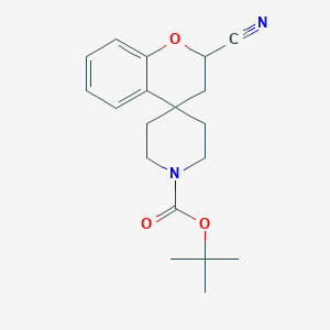 molecular formula C19H24N2O3 B2645541 Tert-butyl 2-cyanospiro[chroman-4,4'-piperidine]-1'-carboxylate CAS No. 1378979-76-0