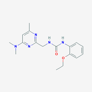 1-((4-(Dimethylamino)-6-methylpyrimidin-2-yl)methyl)-3-(2-ethoxyphenyl)urea
