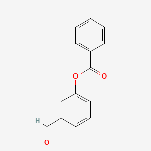 molecular formula C14H10O3 B2645597 3-Formylphenyl benzoate CAS No. 33696-06-9