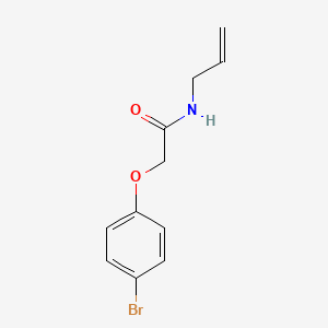molecular formula C11H12BrNO2 B2645605 2-(4-溴苯氧基)-N-丙-2-烯基乙酰胺 CAS No. 304887-53-4