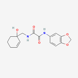 N-(2H-1,3-benzodioxol-5-yl)-N'-[(1-hydroxycyclohex-2-en-1-yl)methyl]ethanediamide