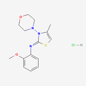 (Z)-2-methoxy-N-(4-methyl-3-morpholinothiazol-2(3H)-ylidene)aniline hydrochloride