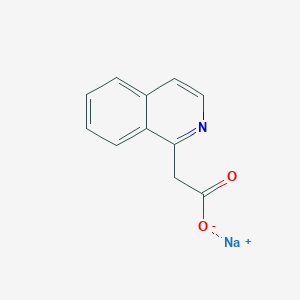 molecular formula C11H8NNaO2 B2645718 Sodium 2-(isoquinolin-1-yl)acetate CAS No. 1798728-26-3