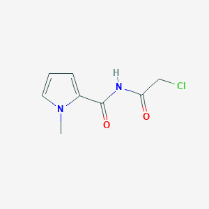 molecular formula C8H9ClN2O2 B2645722 N-(2-chloroacetyl)-1-methyl-1H-pyrrole-2-carboxamide CAS No. 730950-20-6