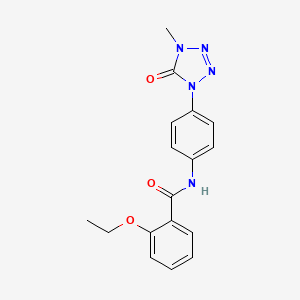 molecular formula C17H17N5O3 B2645727 2-ethoxy-N-(4-(4-methyl-5-oxo-4,5-dihydro-1H-tetrazol-1-yl)phenyl)benzamide CAS No. 1396880-00-4